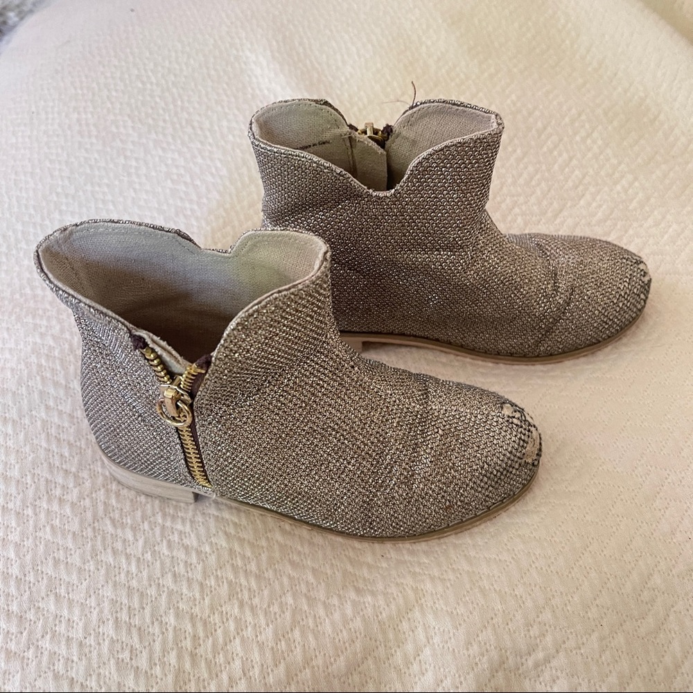 joy folie metallic kaitlin boots bootie sz 10
